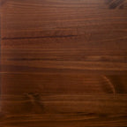Cómoda de 6 cajones de madera maciza color caramelo/nogal con tiradores de metal, individual