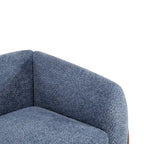 Sofá de 3 plazas Bouclé con patas de madera