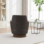 Sillón giratorio Barrel – Beige / Gris oscuro / Marrón / Azul / Gris, Individual, 360°