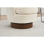 Sillón giratorio Barrel – Beige / Gris oscuro / Marrón / Azul / Gris, Individual, 360°