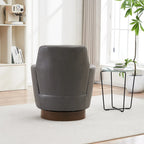 Sillón giratorio Barrel – Beige / Gris oscuro / Marrón / Azul / Gris, Individual, 360°