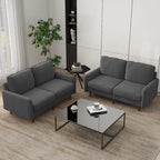 Sofá de dos plazas de terciopelo blanco / jengibre / azul marino / gris / amarillo con patas de madera