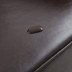 Sillón decorativo tapizado con botones y almohada lumbar | Azul lago / Gris / Beige / Marrón | Un asiento
