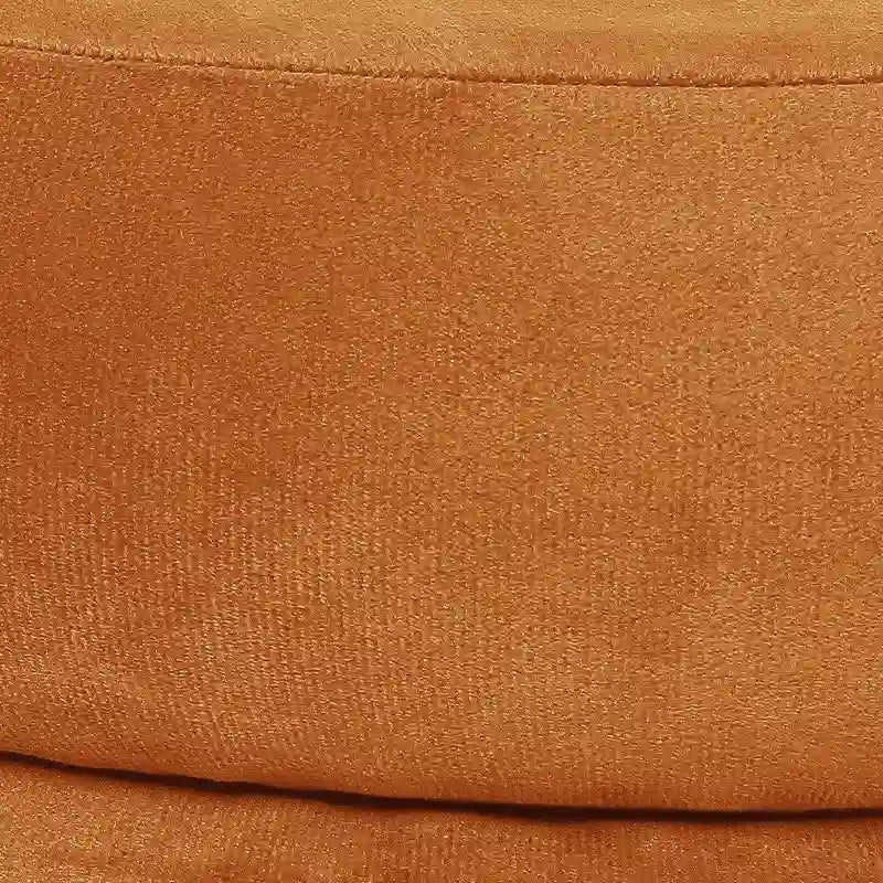 Puf otomano redondo de terciopelo para 1 persona – rosa, gris, naranja, negro (terciopelo y terciopelo de oso)