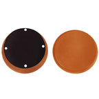 Puf otomano redondo de terciopelo para 1 persona – rosa, gris, naranja, negro (terciopelo y terciopelo de oso)