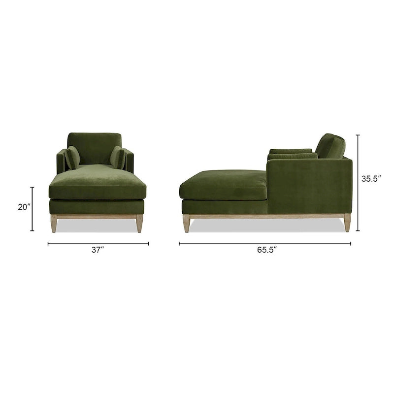 Diván de terciopelo de alto rendimiento verde oliva / beige francés / marrón oscuro, 1 asiento
