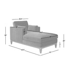 Diván de terciopelo de alto rendimiento verde oliva / beige francés / marrón oscuro, 1 asiento