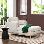 Diván de terciopelo de alto rendimiento verde oliva / beige francés / marrón oscuro, 1 asiento