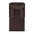 Diván de terciopelo de alto rendimiento verde oliva / beige francés / marrón oscuro, 1 asiento