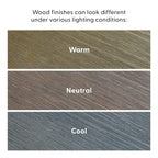 Escritorio de madera natural / blanco / gris / arcilla con 2 estantes, individual, 120-140 cm